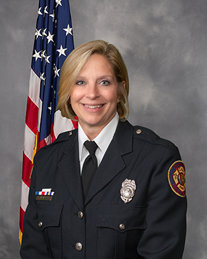 Executive Fire Support Manager Jacque McLaughlin Portrait Executive Fire Support Manager Jacque McLaughlin Portrait