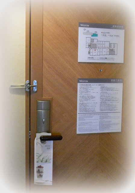 hotel door