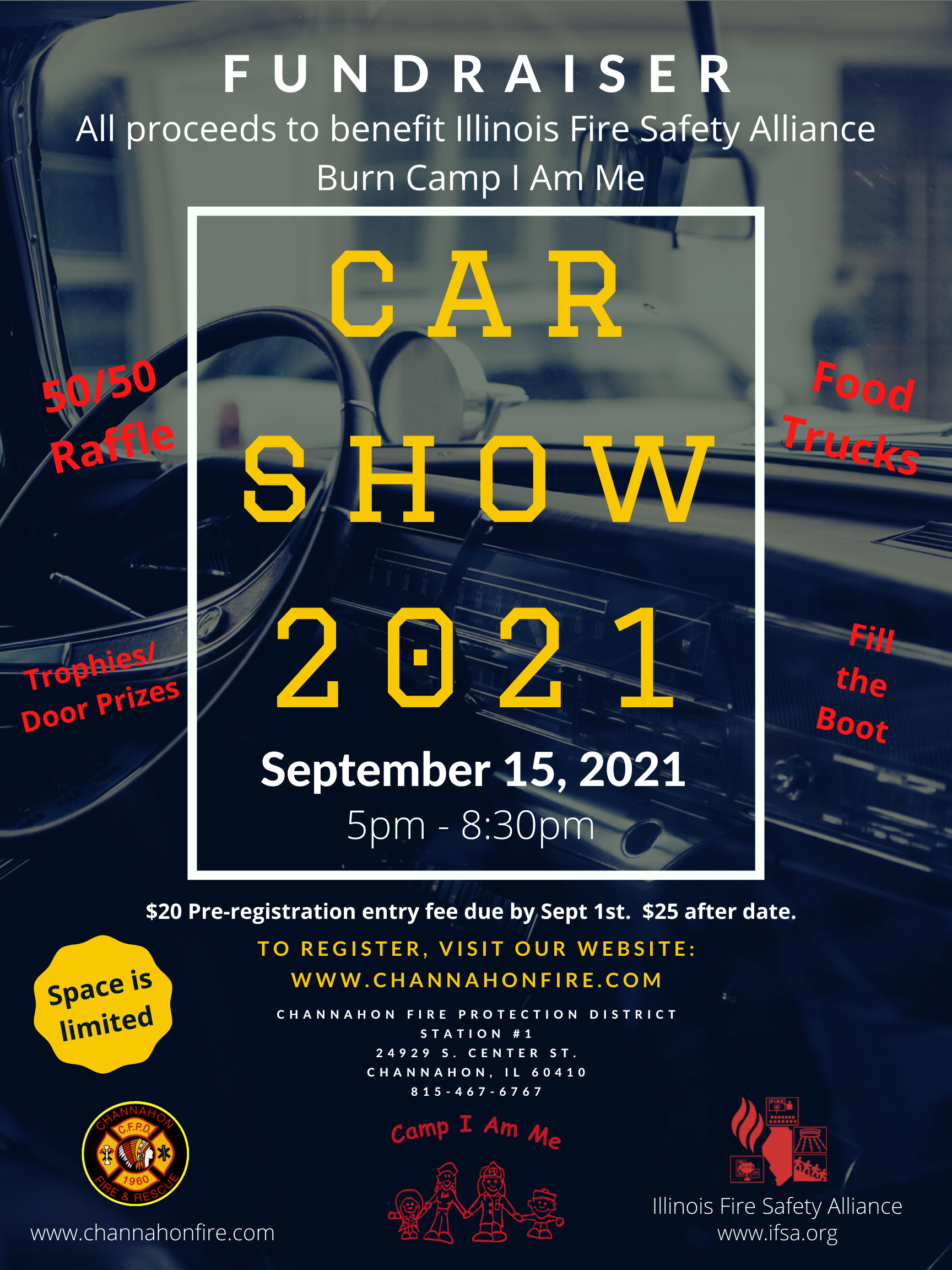 car show 2021-participant flyer Car show flyer