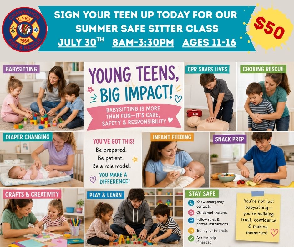 Babysitting class for ages 11-16